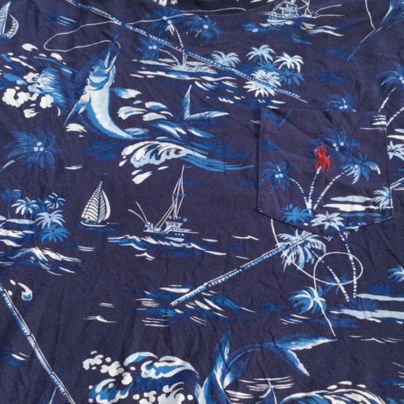 RALPH LAUREN Nautical T-SHIRT New Without Tags - Picture 3 of 12